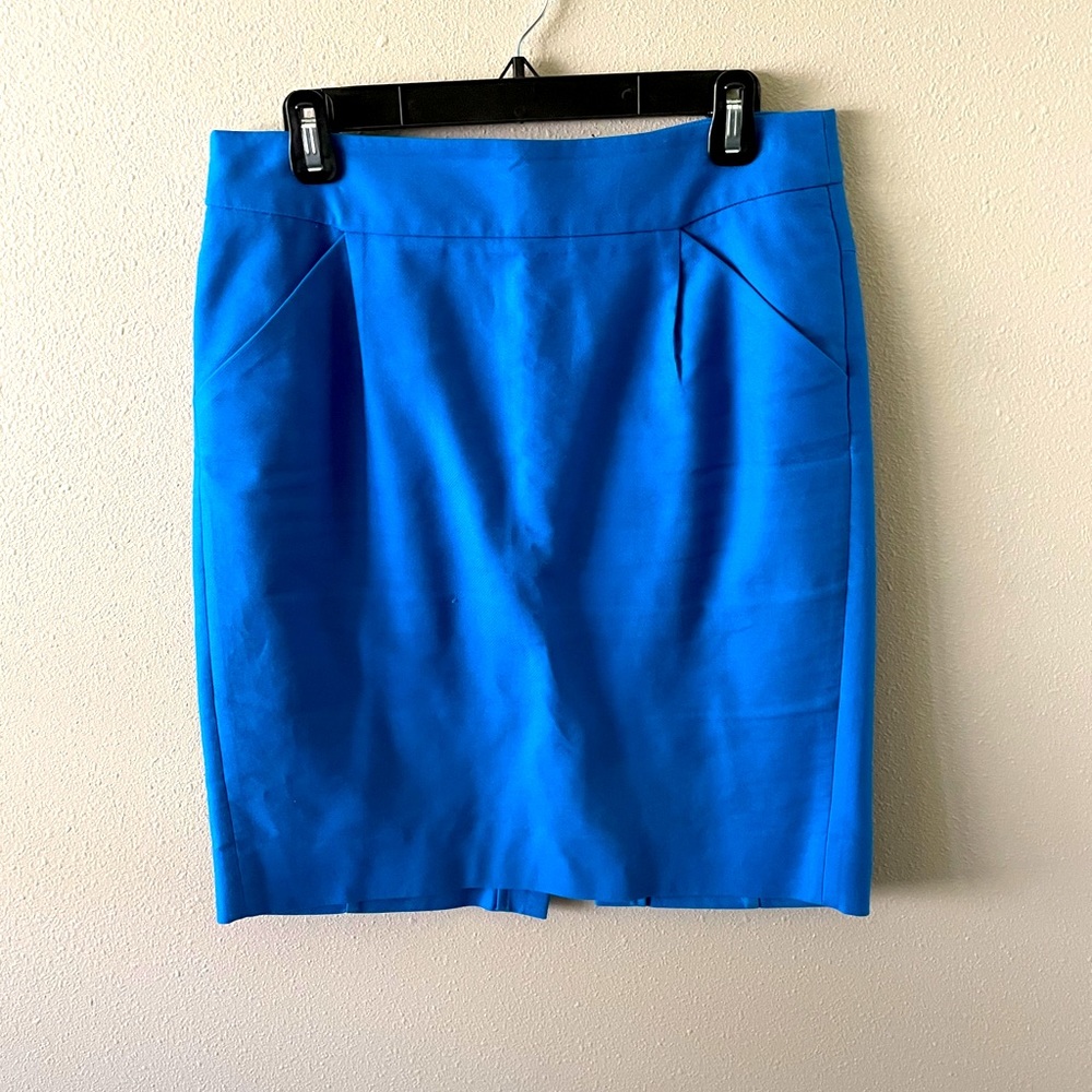 J Crew Linen pencil skirt